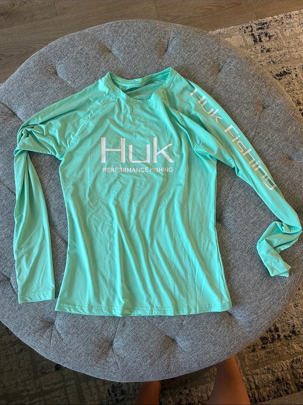 Huk Performance Fishing Long Sleeve Shirt - Aqua Mint